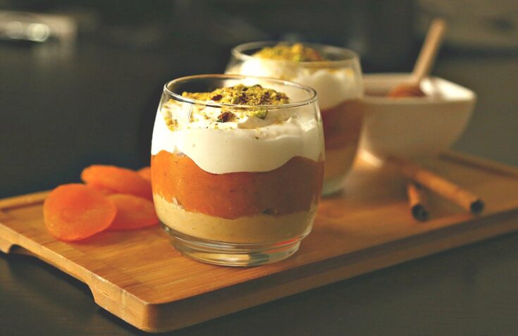 Creamy Apricot Tart Parfait