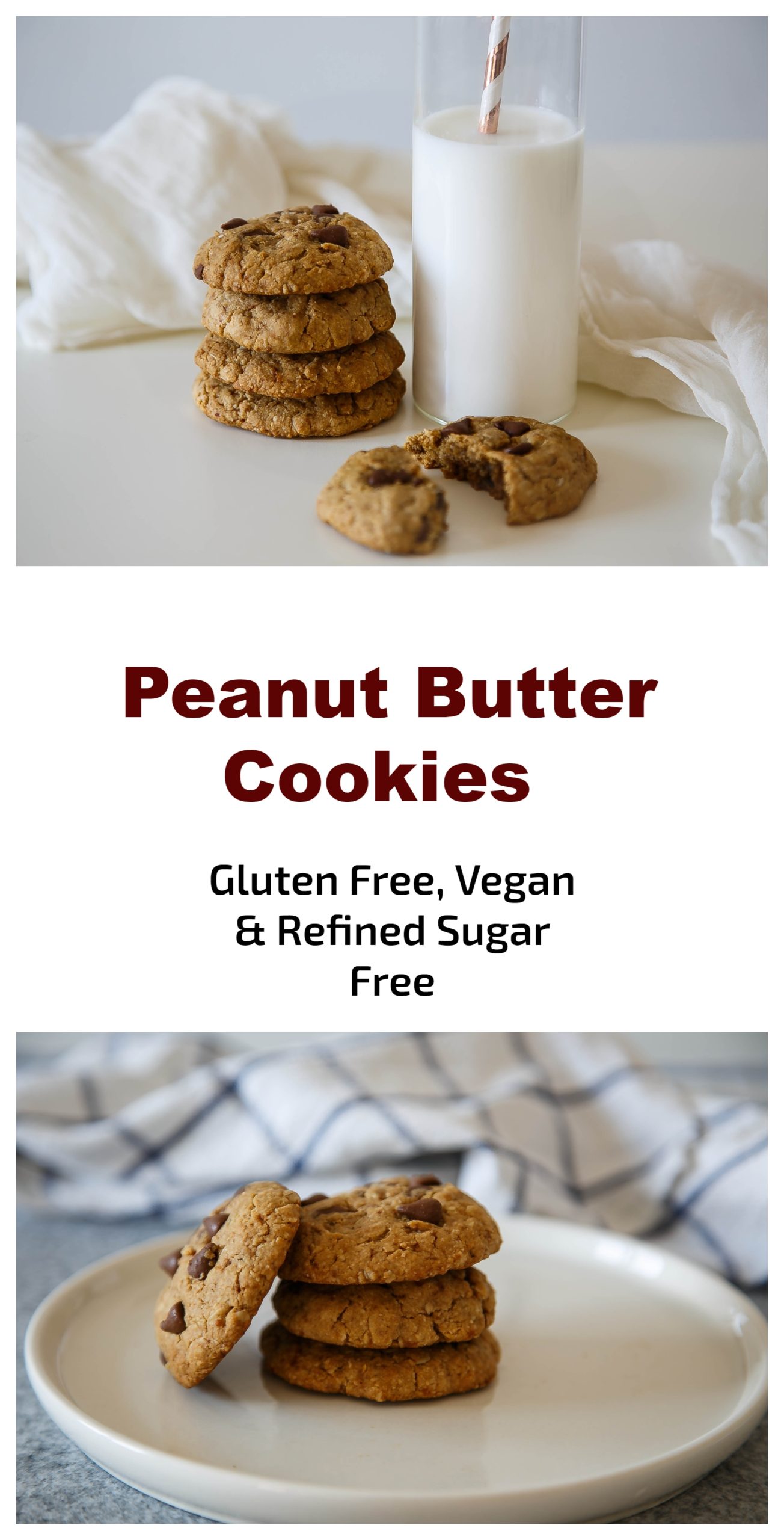 Gluten Free Sugar Free Peanut Butter Cookies