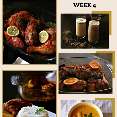 Ramadan Healthy Iftar Menu (Week 4)