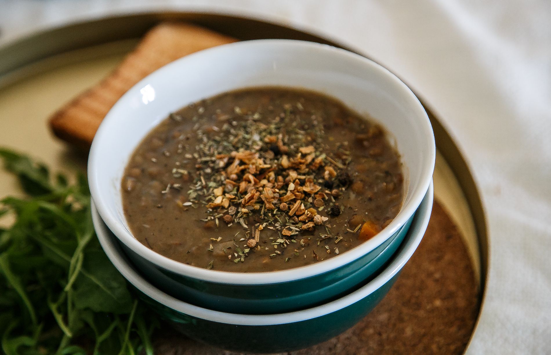 Leshta (Bulgarian Vegan Lentil Stew) - :: Nutrizonia